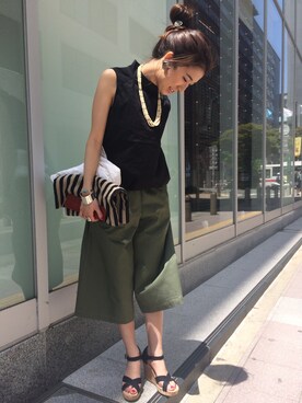 つのちゃん／スタッフさん（レディース・154cm）の春コーディネート