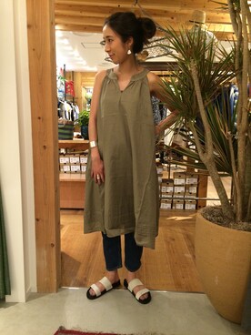 つのちゃん／スタッフさん（レディース・154cm）の夏コーディネート