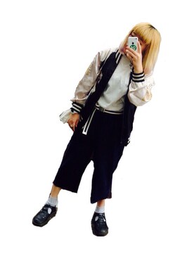 「G-SHOCK」｜ｷ ｸ ﾁ ﾊ ﾙ ﾅさん（レディース・159cm）の秋コーディネート