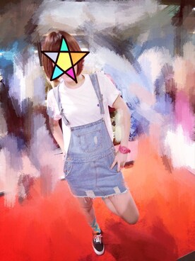 「アイテム（アナログ腕時計、ピンク系）」を使った、momoさん（レディース・169cm）の夏コーディネート