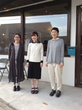 「アイテム（ドレス、グレー系）」を使った、MaTiLDeさん（レディース・157cm）の春コーディネート