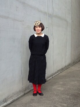 「Native Village（ネイティブヴィレッジ）のアイテム」を使った、MaTiLDeさん（レディース・158cm）の冬コーディネート