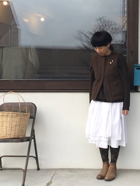 「ARTS & SCIENCE（アーツアンドサイエンス）のアイテム（ブーツ）」を使った、MaTiLDeさん（レディース・153cm）の秋コーディネート