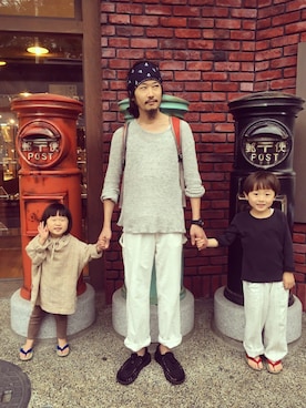 「USAATO（ウサト）のアイテム」を使った、shirota akikoさん（レディース・159cm）の夏コーディネート