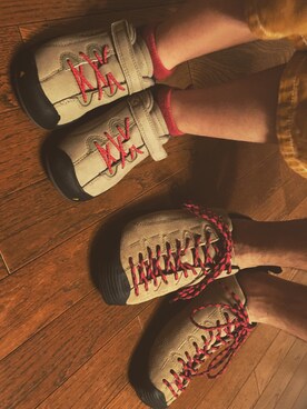 「KEEN（キーン）のJasper / ジャスパー（スニーカー、ブラウン系）」を使った、shirota akikoさん（レディース・159cm）の秋コーディネート