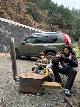 「THE NORTH FACE（ザノースフェイス）のアイテム（ダウンジャケット/コート、ブラック系）」を使った、shirota akikoさん（レディース・159cm）の冬コーディネート