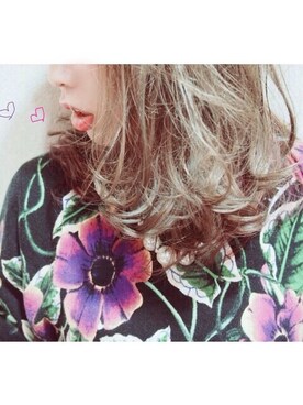 「ヘアカラーのアイテム（その他、ゴールド系）」を使った、♡K̸a̸n̸a̸♡☻さん（レディース・163cm）の冬コーディネート
