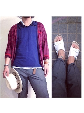 「Martin Margiela」｜「アイテム（腕時計）」を使った、hatlogyさん（メンズ・182cm）の夏コーディネート