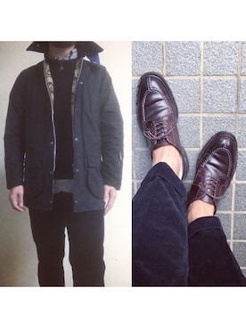 「A.P.C.」｜「アイテム（その他アウター）」を使った、hatlogyさん（メンズ・182cm）の冬コーディネート