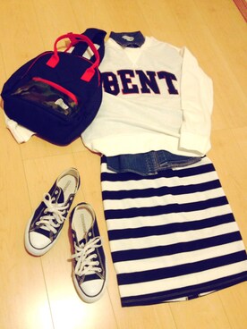 「スウェット×シャツ」｜sho_makiさん（レディース・158cm・20代）の春コーディネート