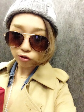 「Lily Brown」｜「アイテム（トレンチコート）」を使った、manachin◡̈*さん（レディース・154cm）の春コーディネート