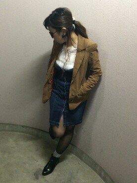 manachin◡̈*さん（レディース・154cm）の秋コーディネート