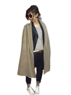 「CONTRAIL」｜manachin◡̈*さん（レディース・154cm）の冬コーディネート