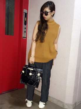 manachin◡̈*さん（レディース・156cm）の秋コーディネート