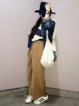 manachin◡̈*さん(レディース・156cm)の秋コーディネート