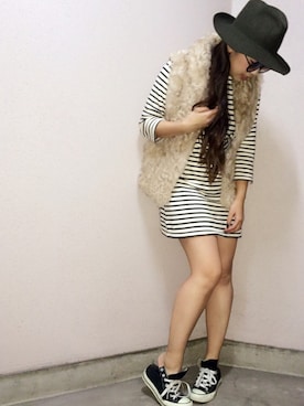 manachin◡̈*さん（レディース・156cm）の秋コーディネート