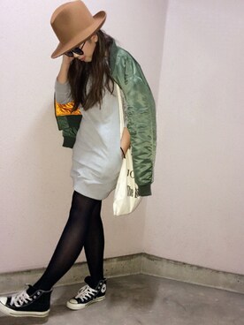 manachin◡̈*さん（レディース・156cm）の秋コーディネート