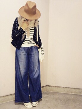 manachin◡̈*さん(レディース・156cm)の春コーディネート