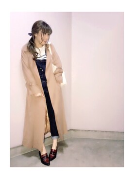 manachin◡̈*さん（レディース・156cm）の春コーディネート