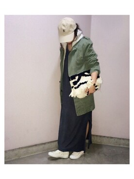 「CONTRAIL」｜manachin◡̈*さん（レディース・156cm）の春コーディネート