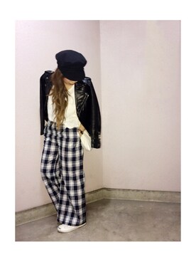 「TODAYFUL（トゥデイフル）のVintageトートバッグ（トートバッグ）」を使った、manachin◡̈*さん（レディース・156cm）の春コーディネート