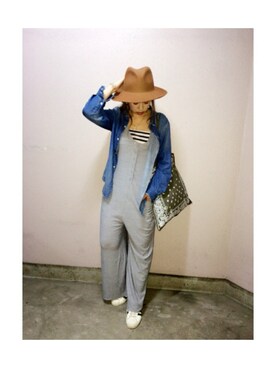 manachin◡̈*さん（レディース・156cm）の春コーディネート