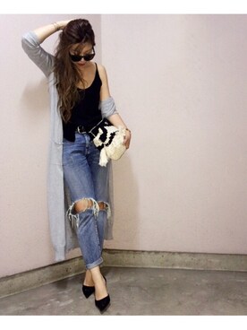 manachin◡̈*さん（レディース・156cm）の夏コーディネート