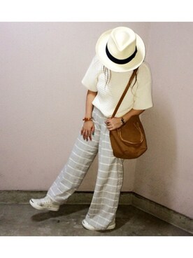 manachin◡̈*さん（レディース・156cm）の夏コーディネート