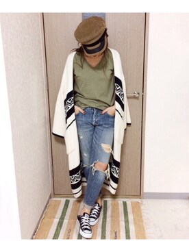 manachin◡̈*さん（レディース・156cm）の秋コーディネート