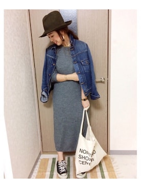manachin◡̈*さん（レディース・156cm）の秋コーディネート