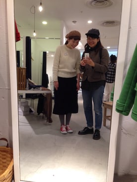 「AS KNOW AS」｜「アイテム（その他シューズ）」を使った、Mさん（レディース・163cm）の冬コーディネート