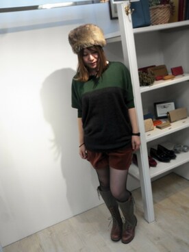 Takematsuさん(レディース・156cm)の冬コーディネート