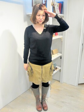 Takematsuさん(レディース・156cm)の冬コーディネート