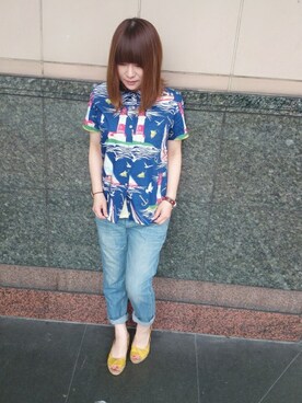 「初挑戦アイテム」｜Takematsuさん（レディース・156cm）の春コーディネート
