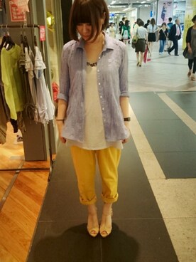 Takematsuさん(レディース・156cm)の夏コーディネート