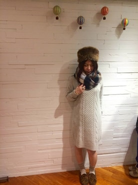 「AVIREX（アヴィレックス）のアイテム（チュニック）」を使った、Takematsuさん（レディース・156cm）の秋コーディネート