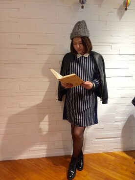 Takematsuさん（レディース・156cm）の冬コーディネート