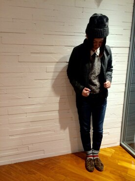 Takematsuさん（レディース・156cm）の冬コーディネート