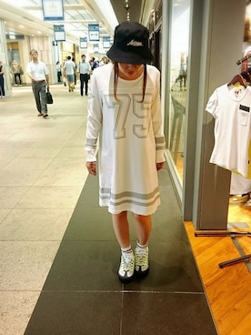 Takematsuさん（レディース・156cm）の夏コーディネート