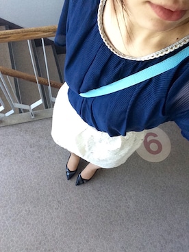 「STRAWBERRY FIELDS」｜はあちゃんさん（レディース・157cm）の夏コーディネート