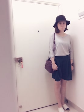 「PANERAI（パネライ）のアイテム」を使った、fafahuangさん（レディース・167cm）の秋コーディネート