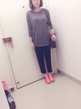 「PANERAI（パネライ）のアイテム」を使った、fafahuangさん（レディース・167cm）の秋コーディネート