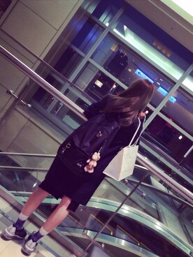 「STYLENANDA（スタイルナンダ）のアイテム（ダッフルコート）」を使った、牙♡さん（レディース・156cm）の春コーディネート