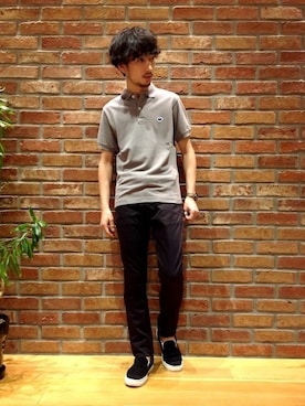 「URBAN RESEARCH（アーバンリサーチ）のアイテム（スニーカー）」を使った、moriyamaさん（メンズ・172cm）の夏コーディネート