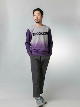 「URBAN RESEARCH（アーバンリサーチ）のアイテム（スニーカー）」を使った、moriyamaさん（メンズ・172cm）の春コーディネート