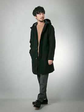 「URBAN RESEARCH（アーバンリサーチ）のアイテム（その他アウター）」を使った、moriyamaさん（メンズ・172cm）の冬コーディネート