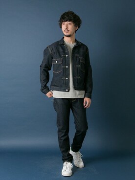 「URBAN RESEARCH（アーバンリサーチ）のアイテム（デニムジャケット）」を使った、moriyamaさん（メンズ・172cm）の夏コーディネート
