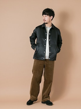 「URBAN RESEARCH（アーバンリサーチ）のアイテム（ブルゾン）」を使った、moriyamaさん（メンズ・172cm）の秋コーディネート