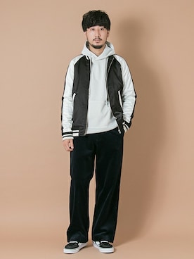 「URBAN RESEARCH（アーバンリサーチ）のアイテム（ブルゾン）」を使った、moriyamaさん（メンズ・172cm）の秋コーディネート