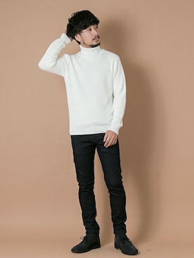 moriyamaさんの「WHEIR　SKINNY JEANS」を使ったコーディネート